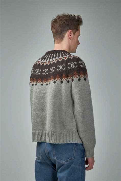 SWEATER IN TRIOMPHE FAIR ISLE WOOL 